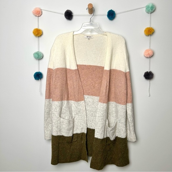 Madewell Colorblock Kent Cardigan - Picture 1 of 7